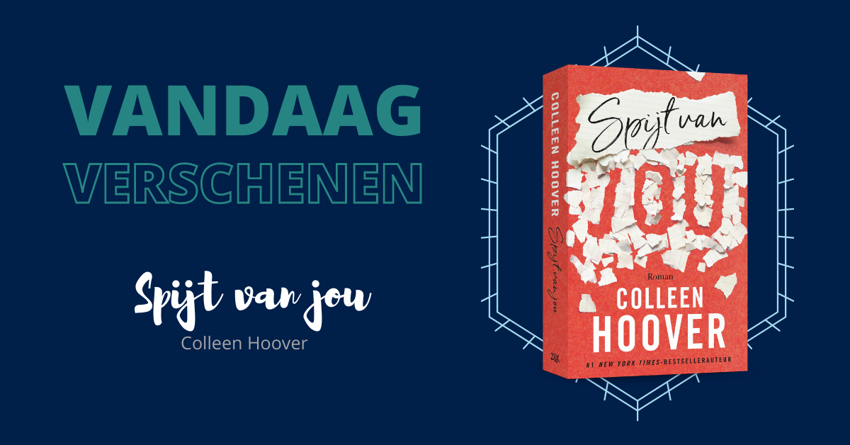 Vandaag verschenen: Spijt van jou - Uitgeverij Z&K