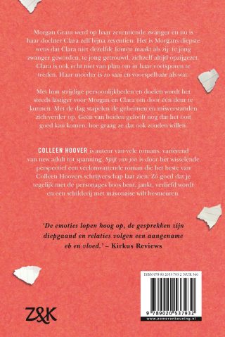 Spijt van jou - achterkant
