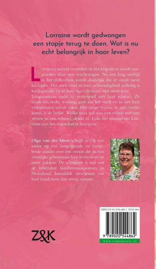 Op roze wielen - achterkant