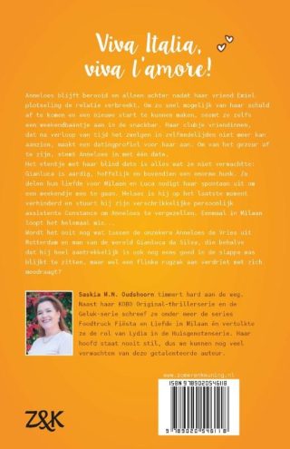 Liefde in Milaan - achterkant