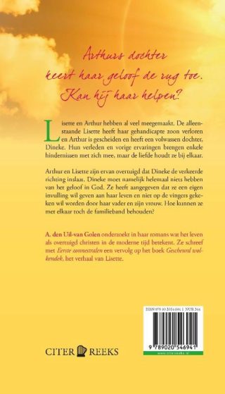 Eerste zonnestralen - achterkant