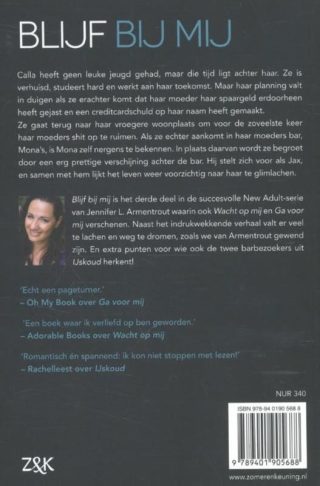 Blijf bij mij - achterkant