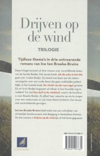 Drijven op de wind - achterkant