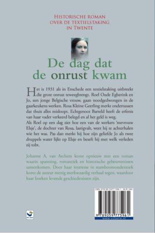 De dag dat de onrust kwam - achterkant