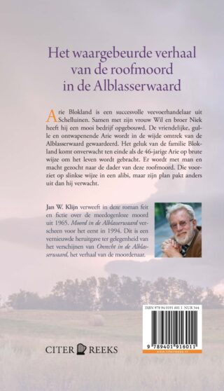 Moord in de Alblasserwaard - achterkant