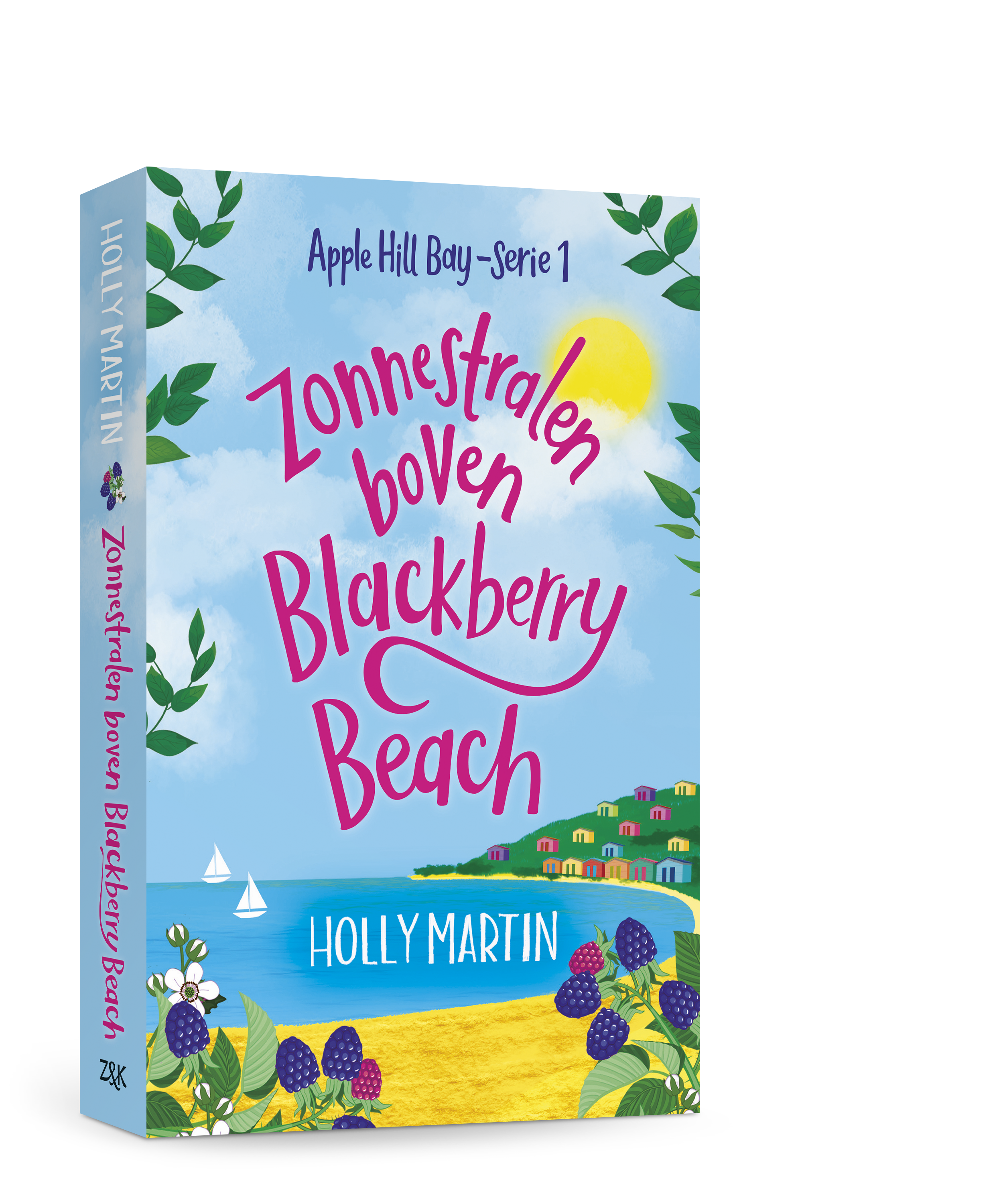 9789020557121 Zonnestralen boven Blackberry Beach - 3d