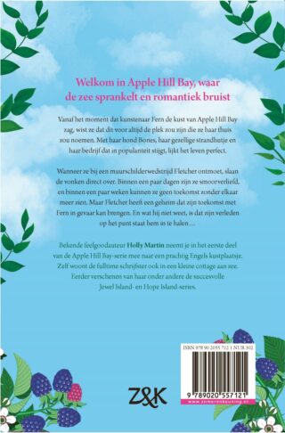 Zonnestralen boven Blackberry Beach - achterkant