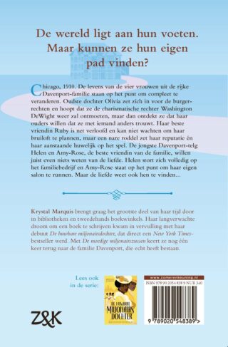 De moedige miljonairszussen - achterkant