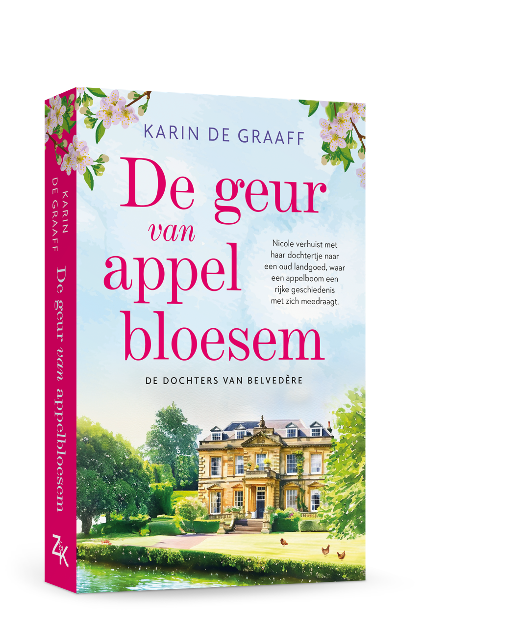 9789020561005 De geur van appelbloesem-3d groot
