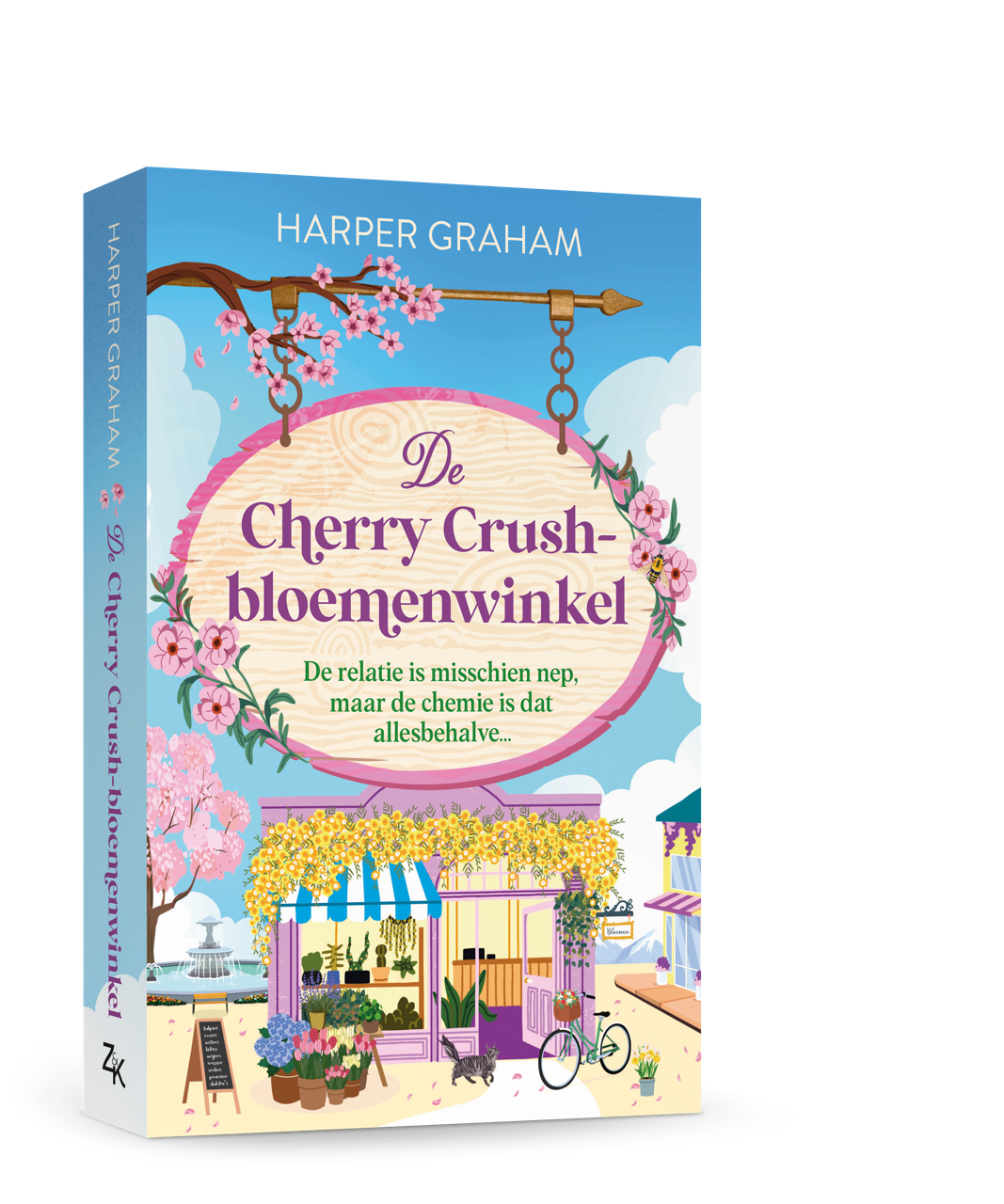 9789020561432 De Cherry Crush bloemenwinkel-3d groot